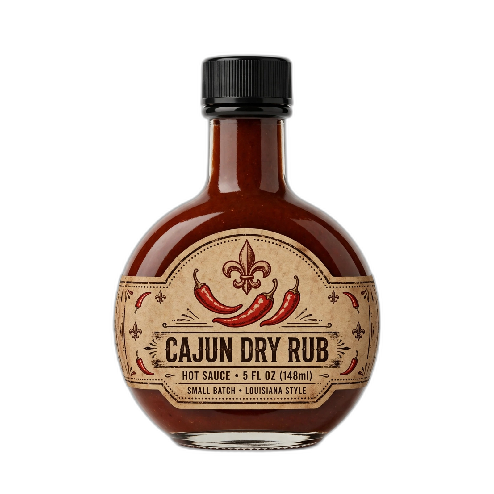 Cajun Dry Rub sauce bottle