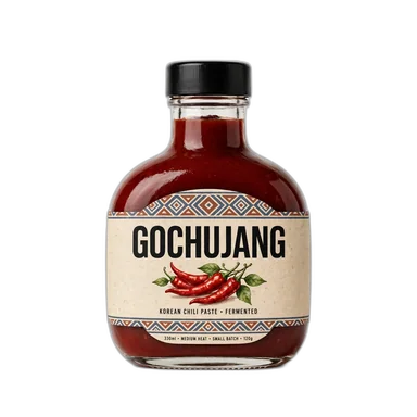 Korean Gochujang sauce bottle