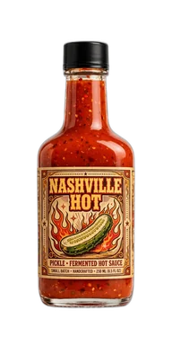 Nashville Hot sauce bottle