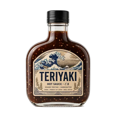 Teriyaki sauce bottle