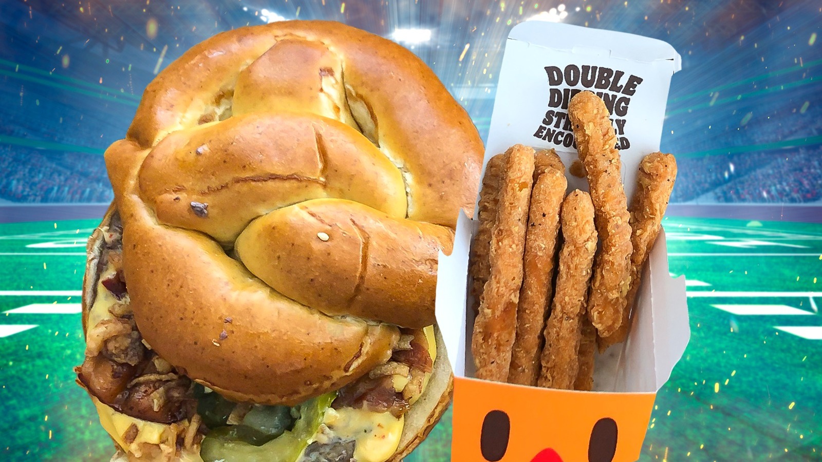 Burger King's New Game Day Pretzel Burger Puts Nacho Cheese on Everything