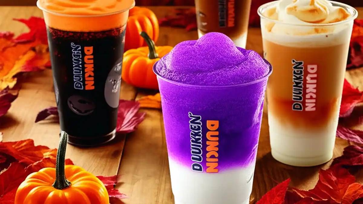 Dunkin' Kicks Off Halloween With Green Apple Dunkin' Zero and Purple Marshmallow Cold Foam