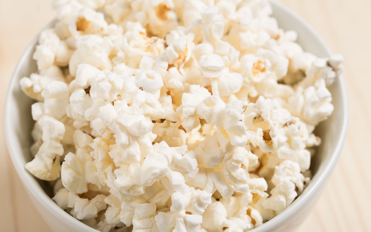 A bowl of popcorn, the flavor Oatly turned into a Barista Edition oat milk