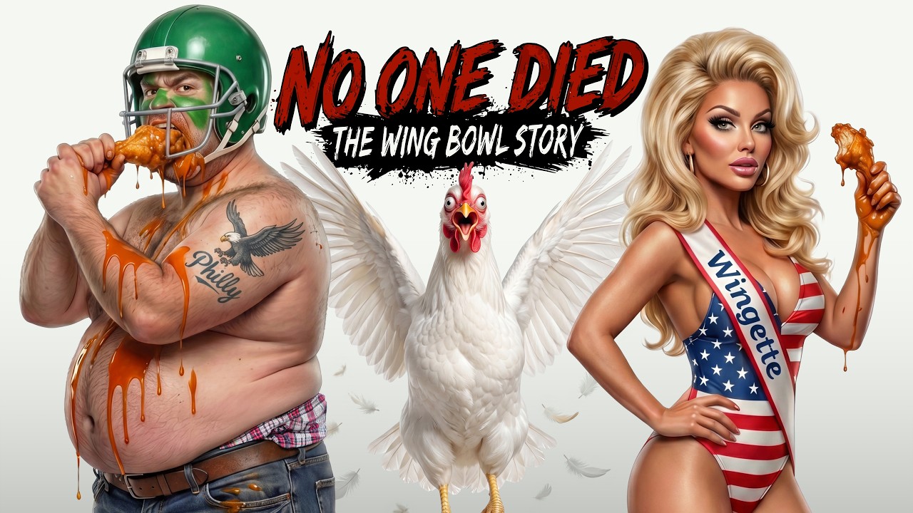 Official art for No One Died: The Wing Bowl Story